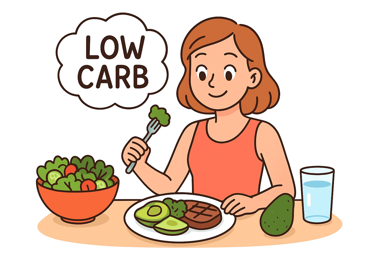 Capa do artigo: Dieta Low Carb: como perder peso de forma saudável - Guia completo no blog 4nutris
