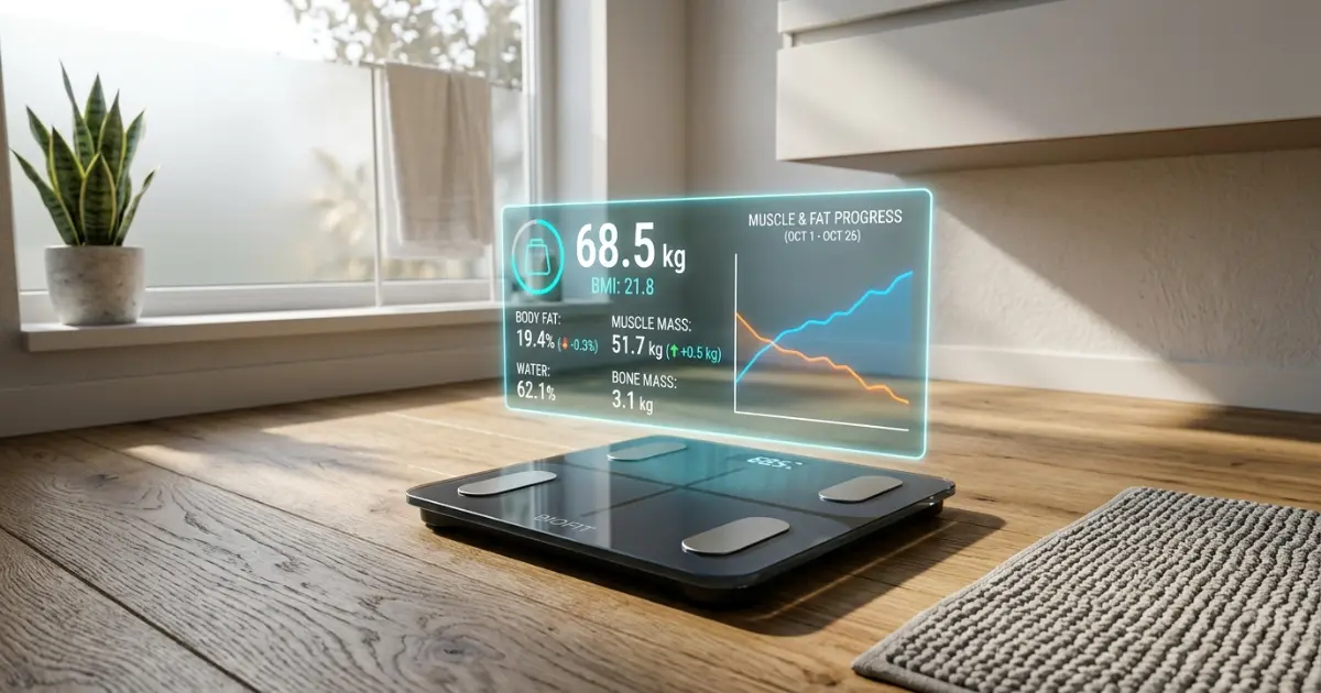 Capa do artigo: As 5 Melhores Balanças de Bioimpedância para Ter em Casa em 2026