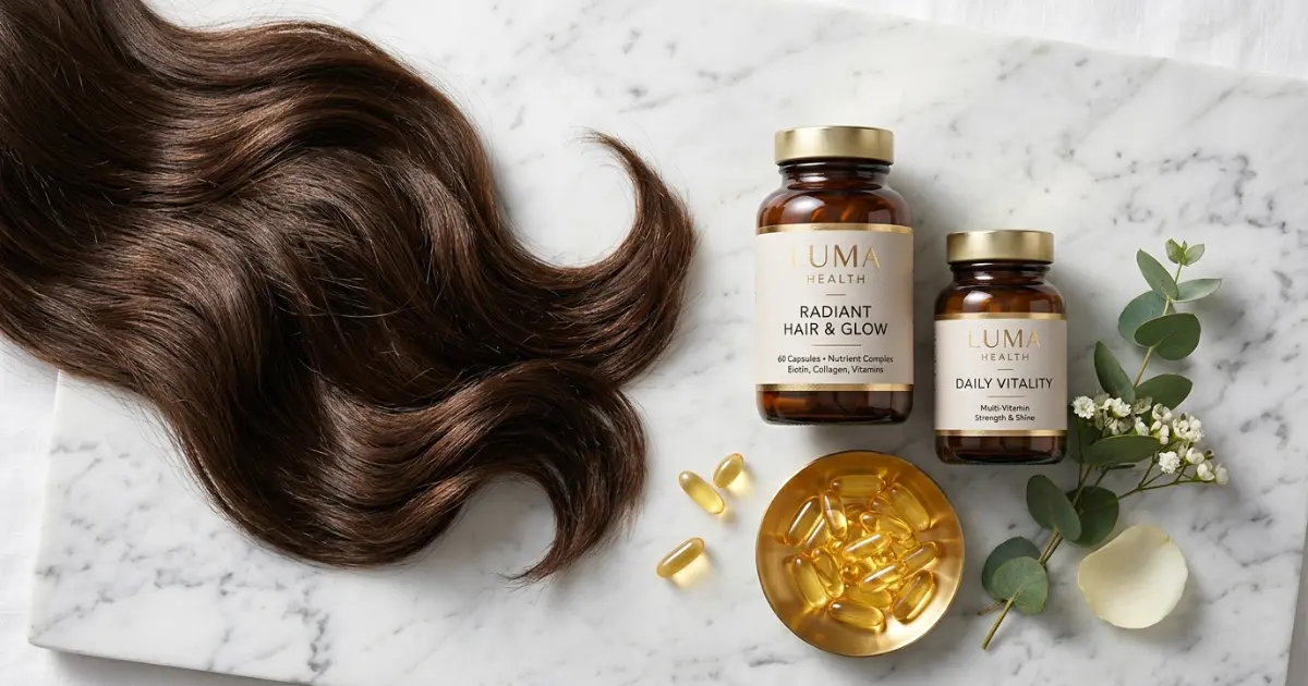 Imagem ilustrativa do artigo: As 5 Melhores Vitaminas para Queda de Cabelo Feminino em 2026: Guia Completo