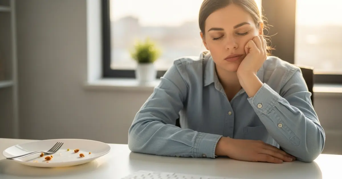 Imagem ilustrativa do artigo: Por que você sente tanto sono depois do almoço (e como evitar)