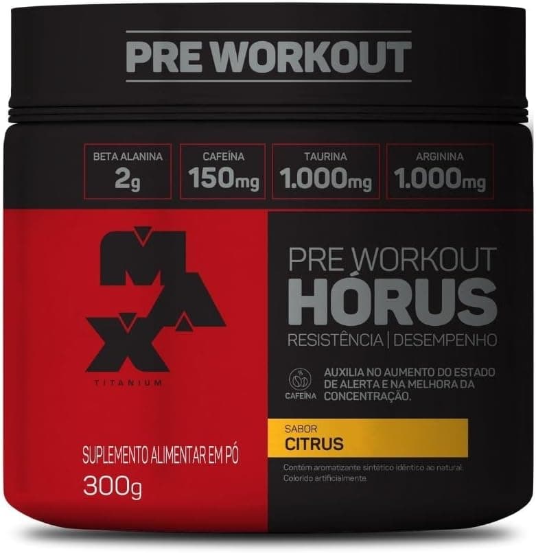 Horus MAX — Pré-treino (Pote)