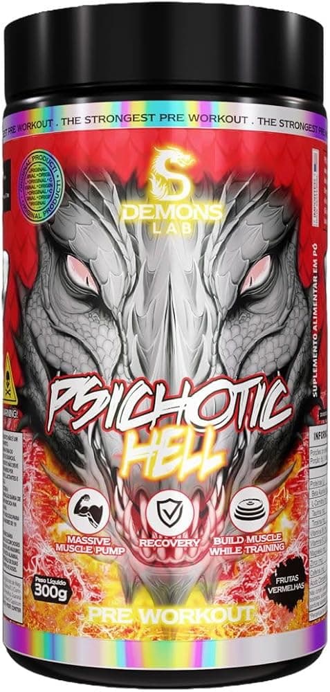 Demons Lab — Psichotic Hell - Análise completa, benefícios e onde comprar com melhor preço