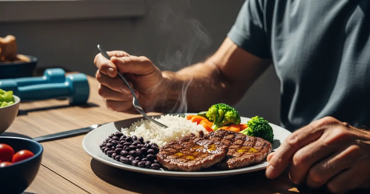 Capa do artigo: Prevenir sarcopenia: como comer bem para envelhecer