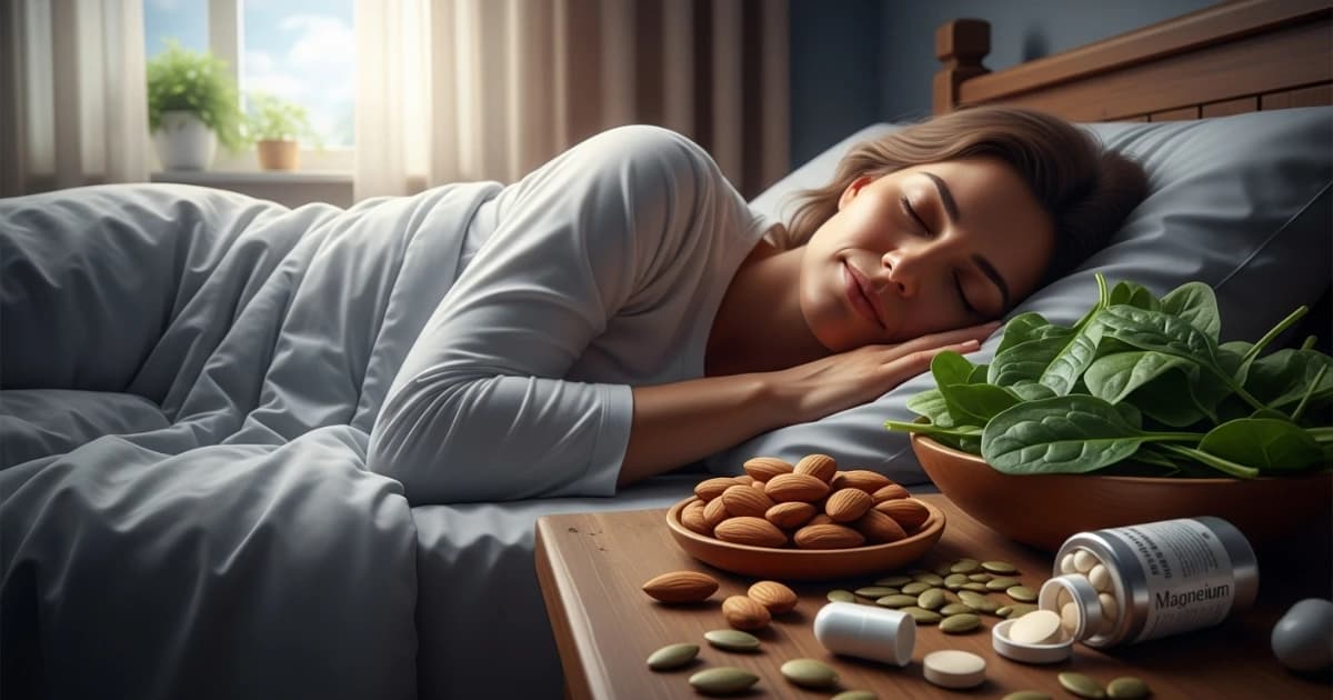 Capa do artigo: Magnésio e Sono: Como Esse Mineral Ajuda a Dormir Melhor