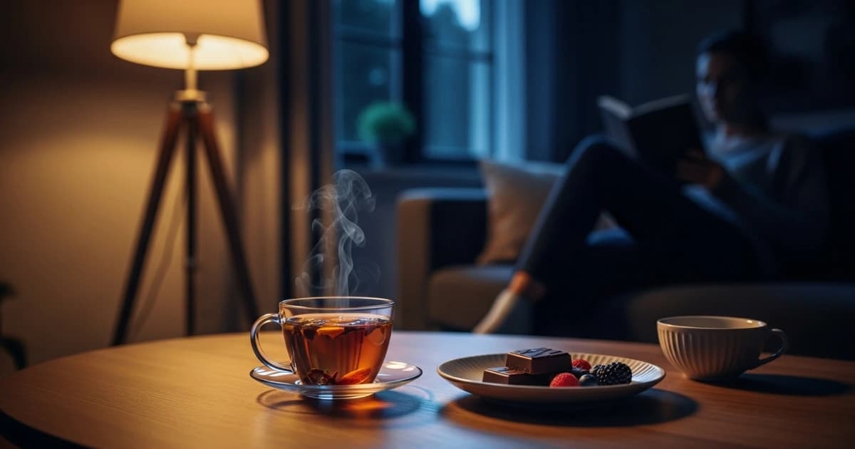 Capa do artigo: Por que sentimos vontade de doce à noite e como controlar isso sem sofrer