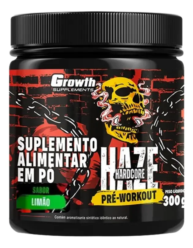 Growth Supplements — Pré-treino Haze Hardcore (300g) - Análise completa, benefícios e onde comprar com melhor preço