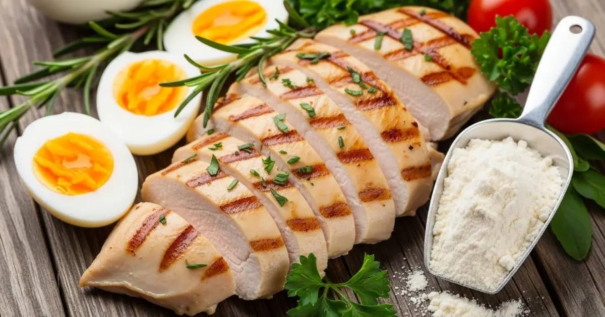 Fontes de proteína para recuperação muscular