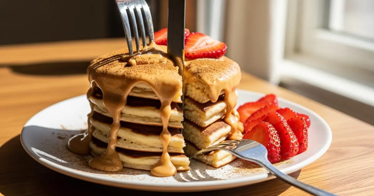 Panqueca Doce de Whey